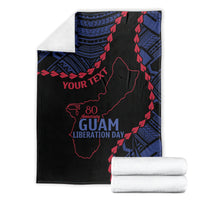 Personalized Guam 80th Anniversary Liberation Day Blanket Guahan Basic Seal LT9 - Polynesian Pride