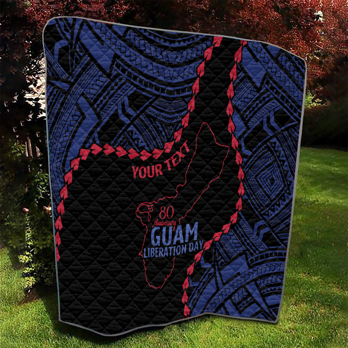 Personalized Guam 80th Anniversary Liberation Day Quilt Guahan Basic Seal LT9 - Polynesian Pride