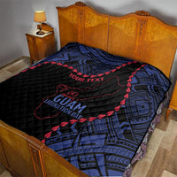 Personalized Guam 80th Anniversary Liberation Day Quilt Guahan Basic Seal LT9 - Polynesian Pride