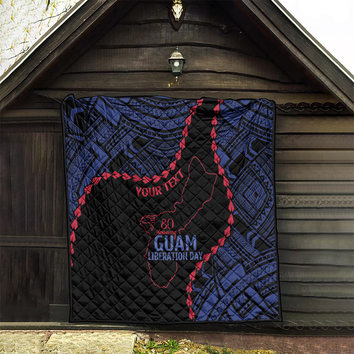 Personalized Guam 80th Anniversary Liberation Day Quilt Guahan Basic Seal LT9 - Polynesian Pride
