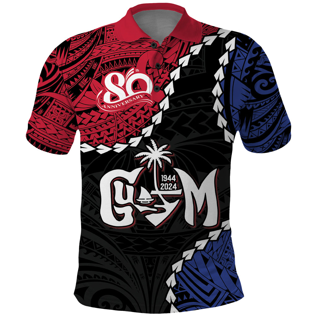 Personalized Guam 80th Anniversary Liberation Day Polo Shirt Tano I Man Chamoru Since 1944