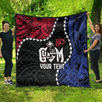 Personalized Guam 80th Anniversary Liberation Day Quilt Tano I Man Chamoru Since 1944 LT9 - Polynesian Pride