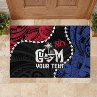 Personalized Guam 80th Anniversary Liberation Day Rubber Doormat Tano I Man Chamoru Since 1944 LT9 - Polynesian Pride