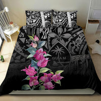 Guahan Puti Tai Nobiu Bedding Set Guam Bougainvillea Flower Art