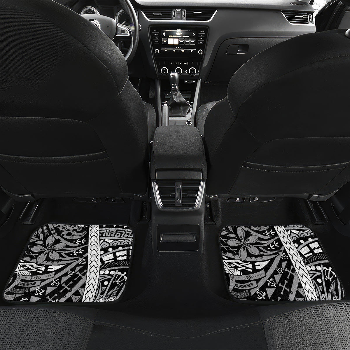 Guahan Puti Tai Nobiu Car Mats Guam Bougainvillea Flower Art