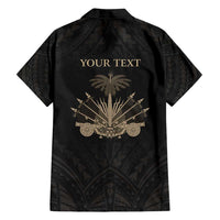 Personalized Haiti First Black Republic Family Matching Summer Maxi Dress and Hawaiian Shirt Negre Marron With Map And Flag LT9 - Polynesian Pride