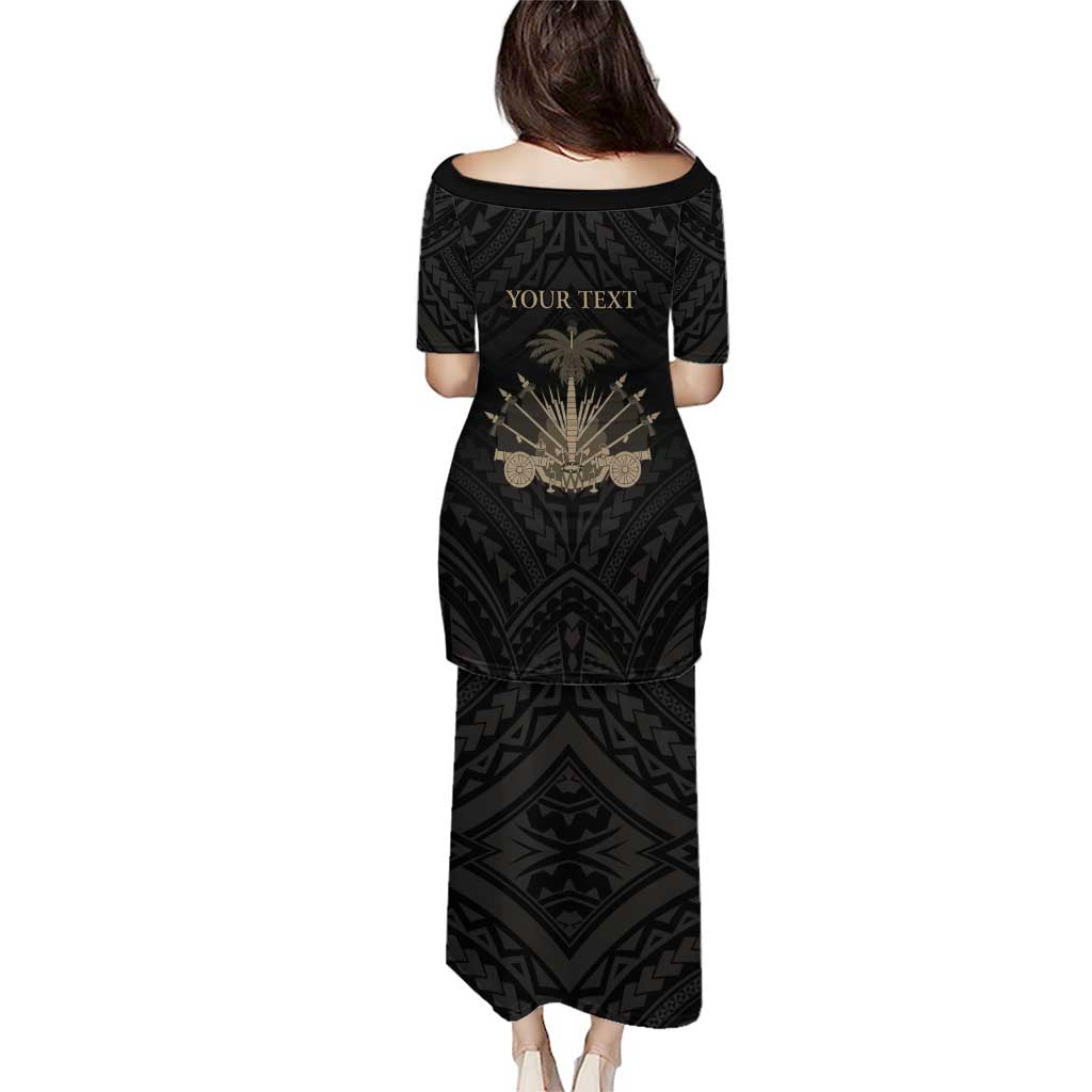 Personalized Haiti First Black Republic Puletasi Negre Marron With Map And Flag