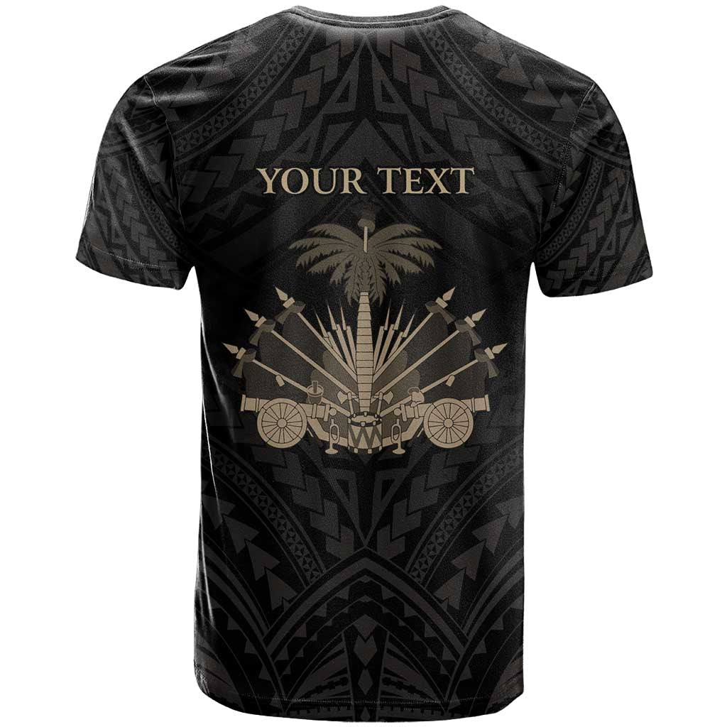 Personalized Haiti First Black Republic T Shirt Negre Marron With Map And Flag