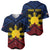 Personalized Philippines Baseball Jersey Polynesian Tribal Tattoo with Filipino Flag Motif
