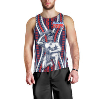 Aotearoa Father's Day Gift For Dad Men Tank Top Aroha Ahau Ki A Koe Papa - Maori Style Pattern LT9 - Polynesian Pride