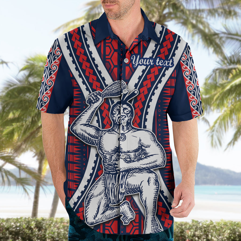 Personalised Aotearoa Father's Day Gift For Dad Hawaiian Shirt Aroha Ahau Ki A Koe Papa - Maori Style Pattern LT9 - Polynesian Pride