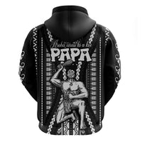 Maori Fathers Day New Zealand Hoodie Aroha Ahau Ki A Koe Papa Black LT9 - Polynesian Pride