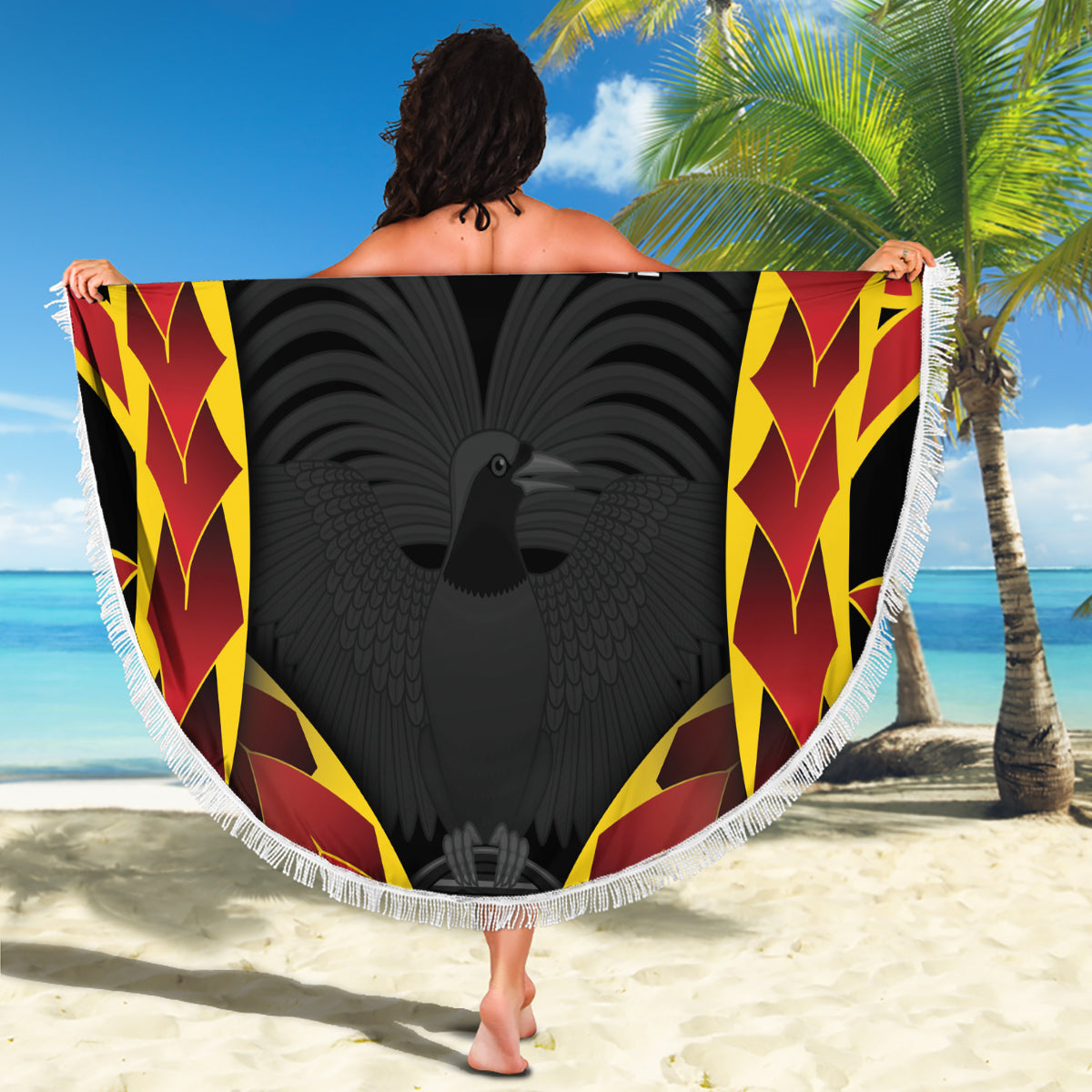 Personalised Papua New Guinea Remembrance Day Beach Blanket