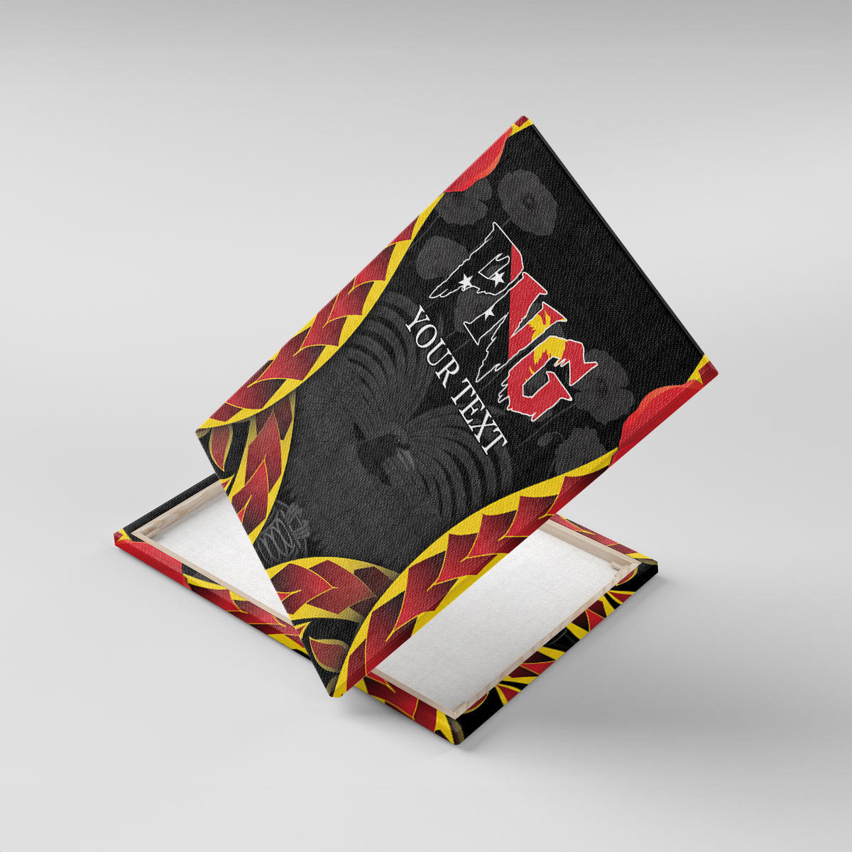 Personalised Papua New Guinea Remembrance Day Canvas Wall Art