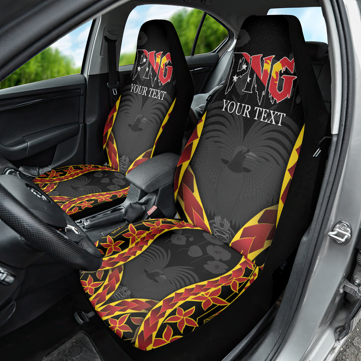 Personalised Papua New Guinea Remembrance Day Car Seat Cover