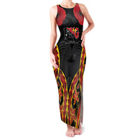 Personalised Papua New Guinea Remembrance Day Family Matching Tank Maxi Dress and Hawaiian Shirt
