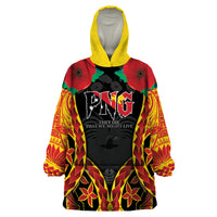 Personalised Papua New Guinea Remembrance Day Wearable Blanket Hoodie
