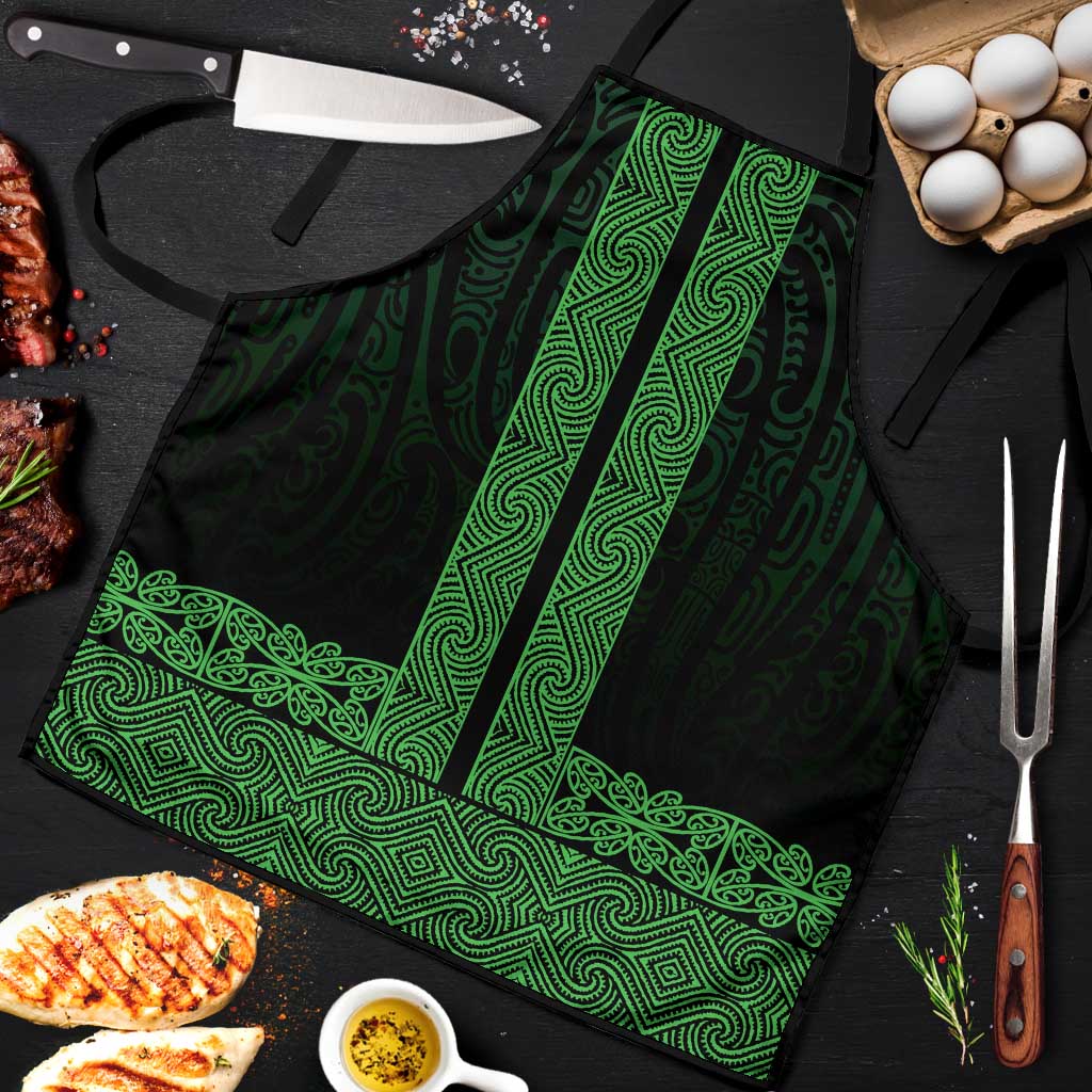 New Zealand Maori Kowhaiwhai Apron Kakariki Maui and Mangopare - Polynesian Pride