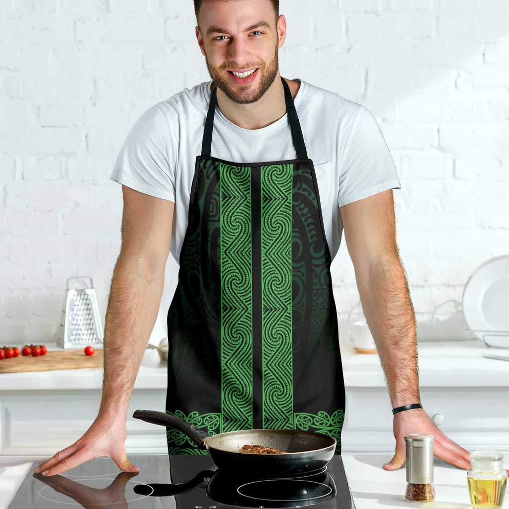 New Zealand Maori Kowhaiwhai Apron Kakariki Maui and Mangopare - Polynesian Pride