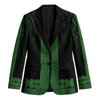 New Zealand Maori Kowhaiwhai Blazer Kakariki Maui and Mangopare - Polynesian Pride