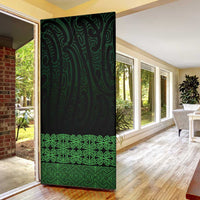 New Zealand Maori Kowhaiwhai Door Cover Kakariki Maui and Mangopare - Polynesian Pride