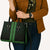 New Zealand Maori Kowhaiwhai Leather Bag Kakariki Maui and Mangopare - Polynesian Pride