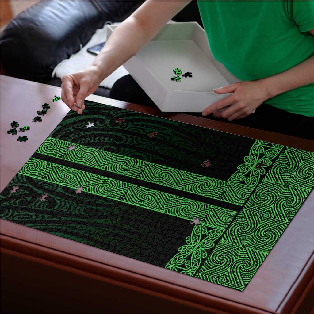 New Zealand Maori Kowhaiwhai Puzzle Kakariki Maui and Mangopare - Polynesian Pride