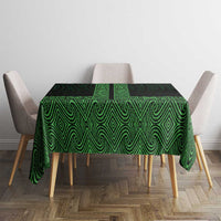 New Zealand Maori Kowhaiwhai Tablecloth Kakariki Maui and Mangopare LT9 - Polynesian Pride