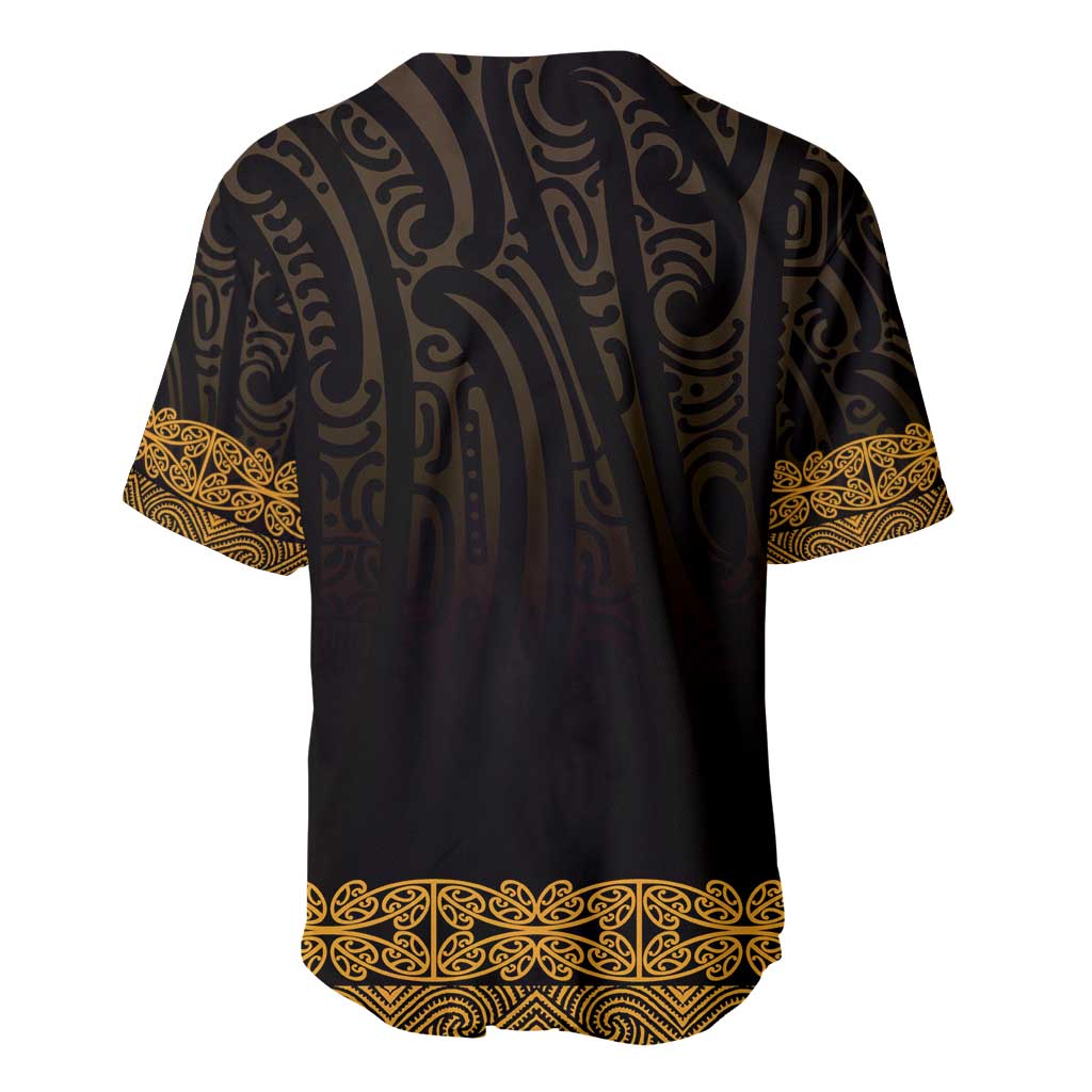 New Zealand Maori Kowhaiwhai Baseball Jersey Karaka Maui and Mangopare LT9 - Polynesian Pride