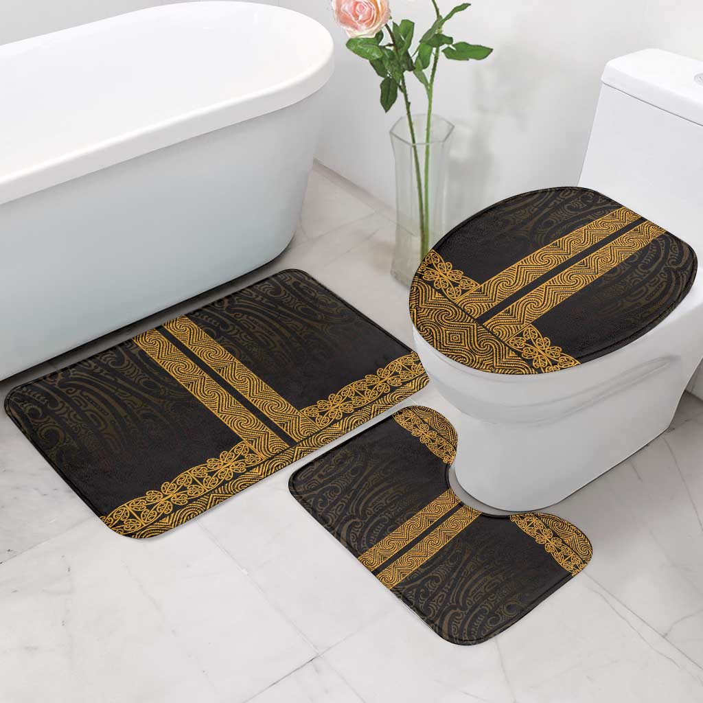 New Zealand Maori Kowhaiwhai Bathroom Set Karaka Maui and Mangopare - Polynesian Pride