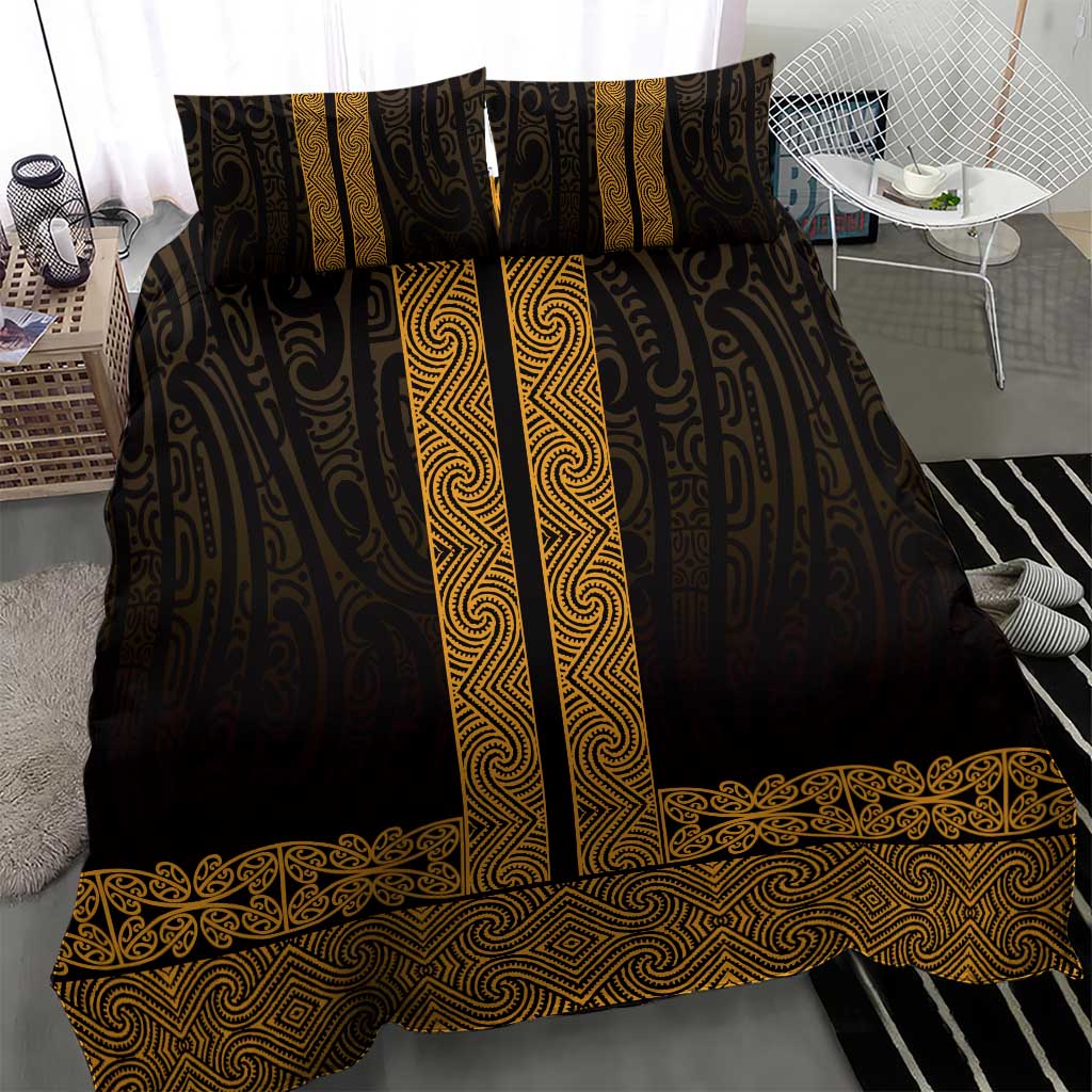New Zealand Maori Kowhaiwhai Bedding Set Karaka Maui and Mangopare