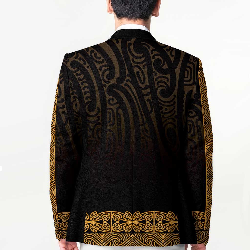 New Zealand Maori Kowhaiwhai Blazer Karaka Maui and Mangopare LT9 - Polynesian Pride