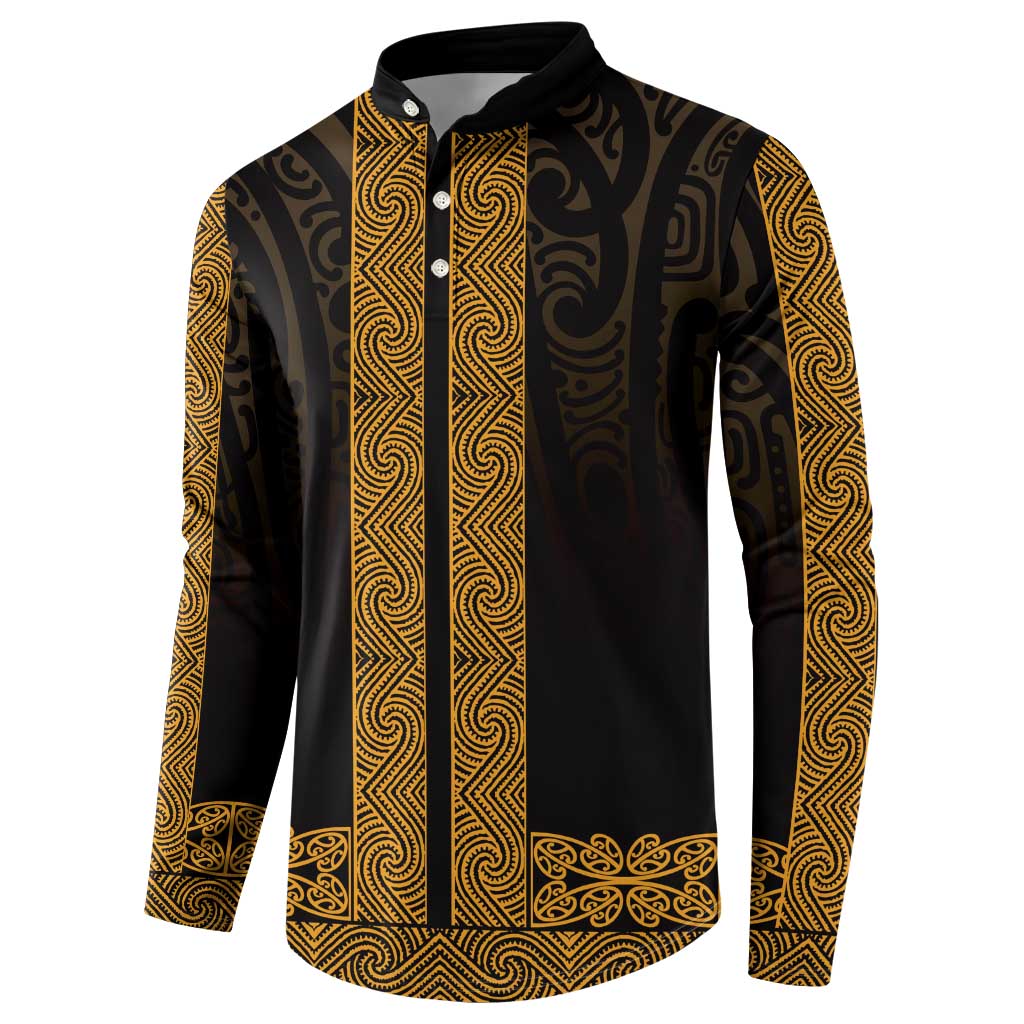 New Zealand Maori Kowhaiwhai Button Sweatshirt Karaka Maui and Mangopare LT9 - Polynesian Pride