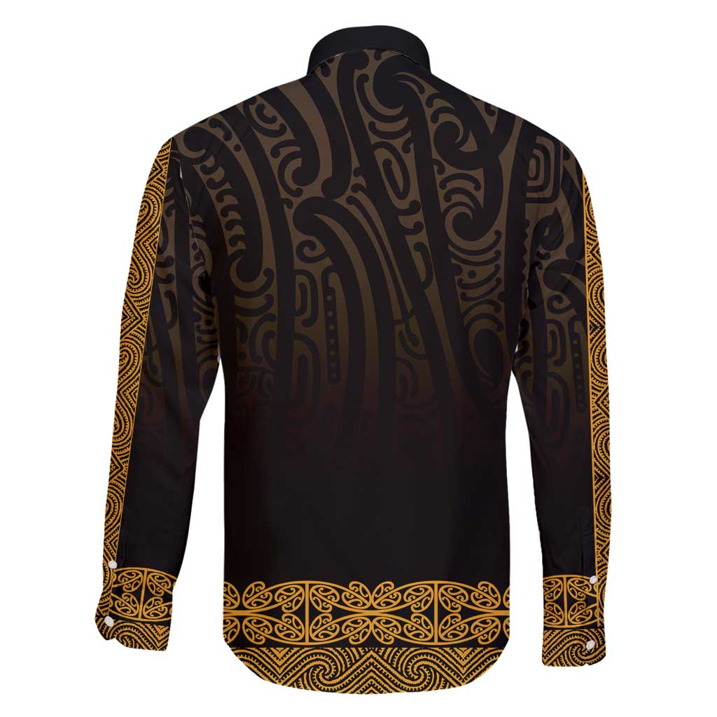 New Zealand Maori Kowhaiwhai Family Matching Puletasi and Hawaiian Shirt Karaka Maui and Mangopare LT9 - Polynesian Pride