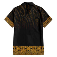 New Zealand Maori Kowhaiwhai Hawaiian Shirt Karaka Maui and Mangopare