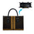 New Zealand Maori Kowhaiwhai Leather Bag Karaka Maui and Mangopare - Polynesian Pride
