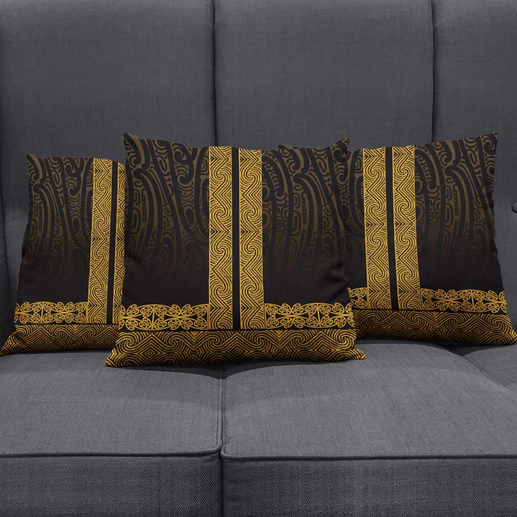 New Zealand Maori Kowhaiwhai Pillow Cover Karaka Maui and Mangopare LT9 - Polynesian Pride