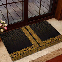 New Zealand Maori Kowhaiwhai Rubber Doormat Karaka Maui and Mangopare LT9 - Polynesian Pride