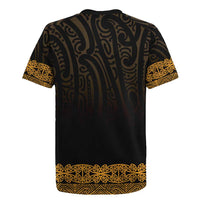 New Zealand Maori Kowhaiwhai Rugby Jersey Karaka Maui and Mangopare LT9 - Polynesian Pride