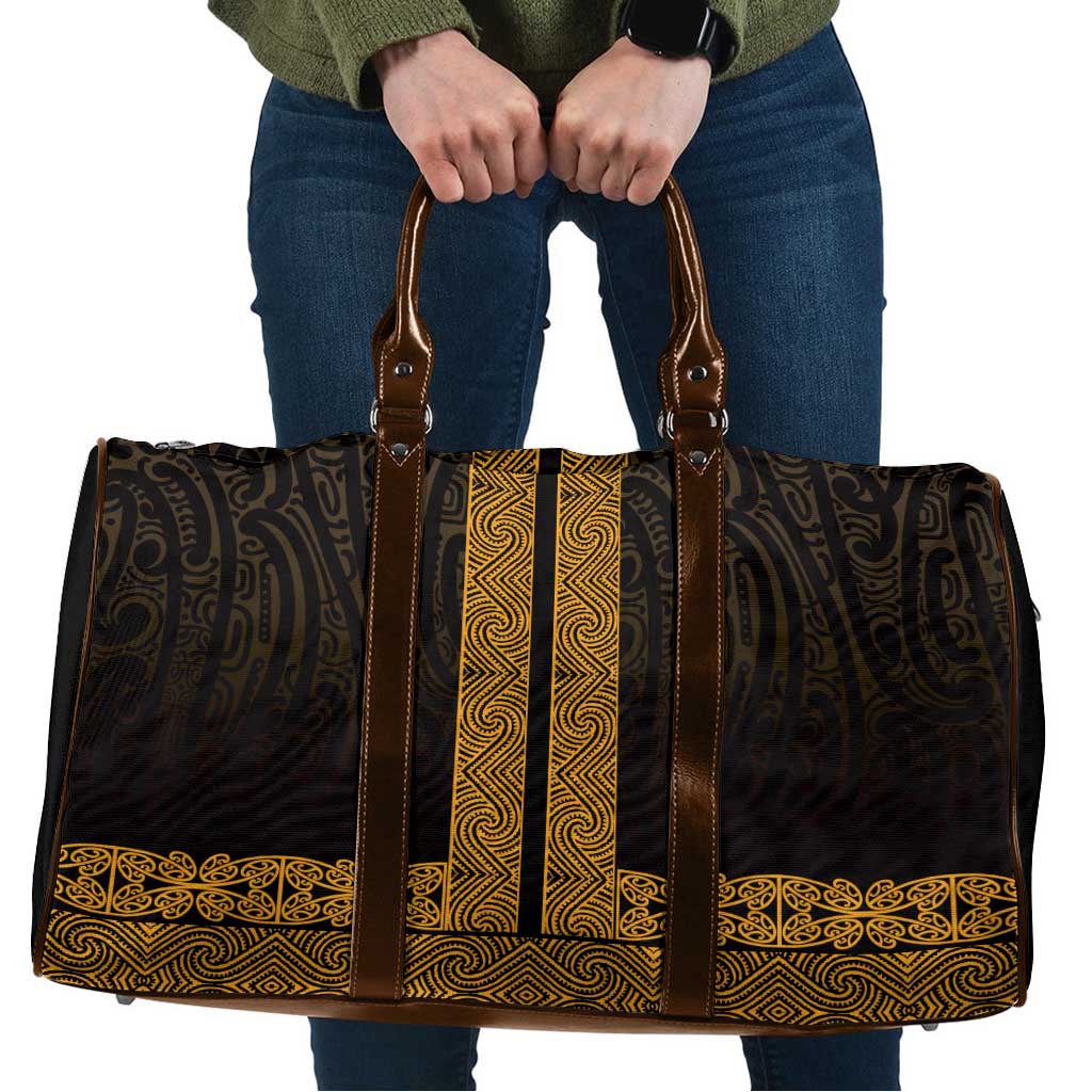New Zealand Maori Kowhaiwhai Travel Bag Karaka Maui and Mangopare - Polynesian Pride