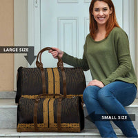 New Zealand Maori Kowhaiwhai Travel Bag Karaka Maui and Mangopare - Polynesian Pride