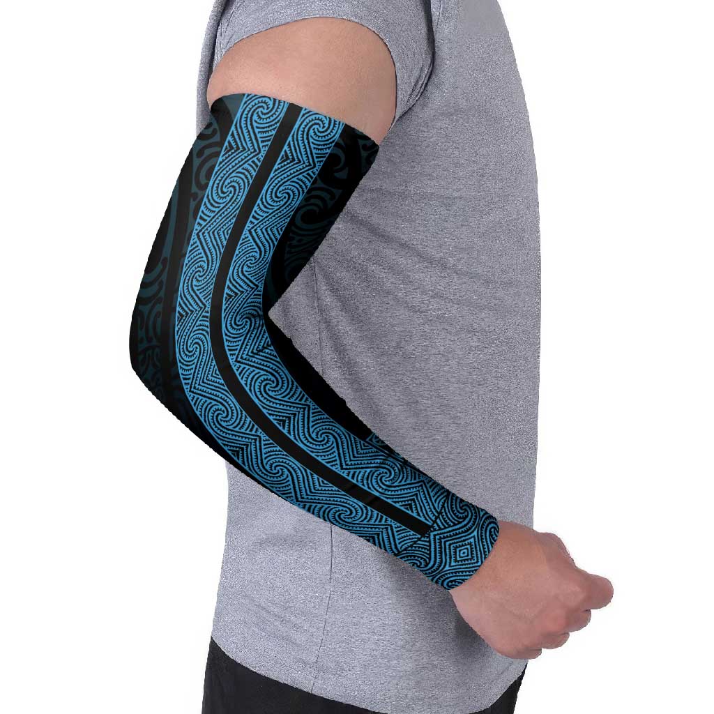 New Zealand Maori Kowhaiwhai Arm Sleeves Kikorangi Maui and Mangopare - Polynesian Pride