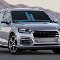 New Zealand Maori Kowhaiwhai Auto Sun Shade Kikorangi Maui and Mangopare - Polynesian Pride