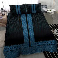 New Zealand Maori Kowhaiwhai Bedding Set Kikorangi Maui and Mangopare