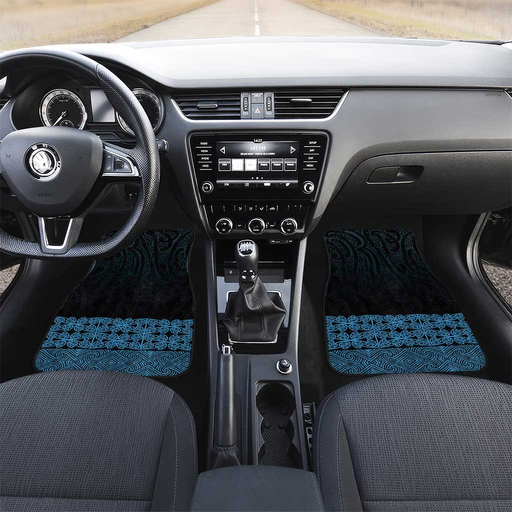 New Zealand Maori Kowhaiwhai Car Mats Kikorangi Maui and Mangopare