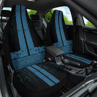 New Zealand Maori Kowhaiwhai Car Seat Cover Kikorangi Maui and Mangopare
