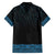 New Zealand Maori Kowhaiwhai Family Matching Off The Shoulder Long Sleeve Dress and Hawaiian Shirt Kikorangi Maui and Mangopare