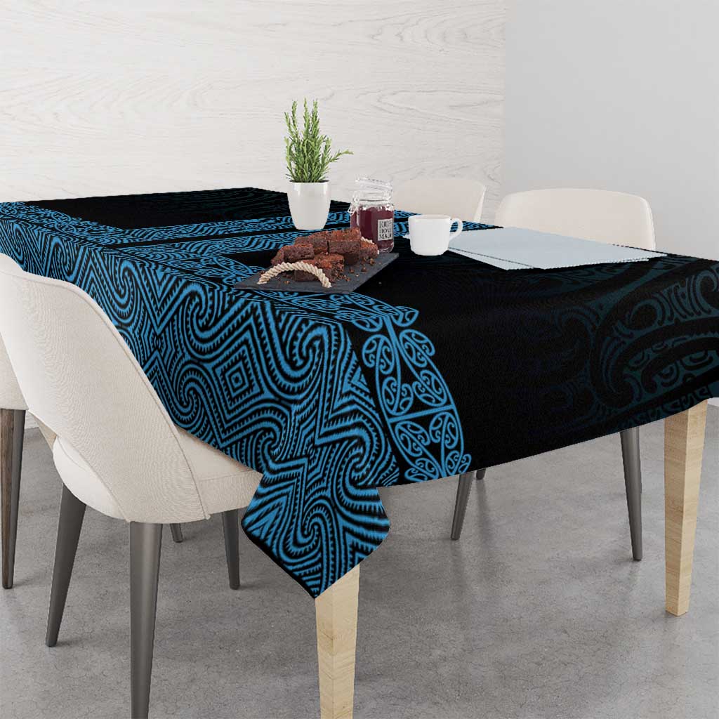New Zealand Maori Kowhaiwhai Tablecloth Kikorangi Maui and Mangopare LT9 - Polynesian Pride