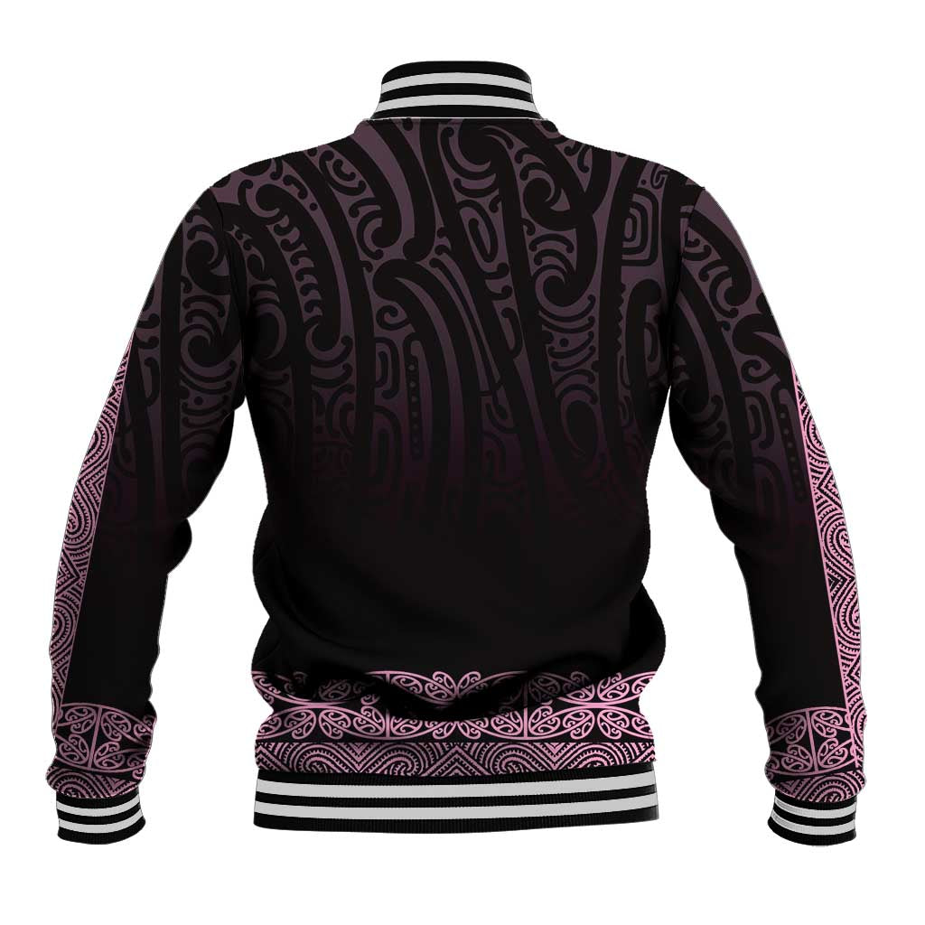 New Zealand Maori Kowhaiwhai Baseball Jacket Mawhero Maui and Mangopare LT9 - Polynesian Pride
