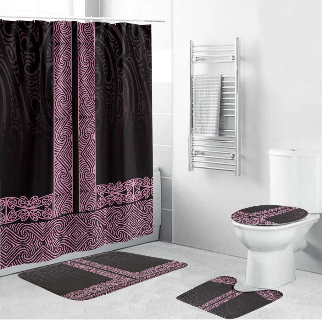 New Zealand Maori Kowhaiwhai Bathroom Set Mawhero Maui and Mangopare - Polynesian Pride